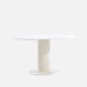 ADAMS Oval Table, White 