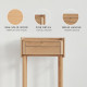 ASAMI Dressing Table, W52 ASAMI Dressing Table, W52