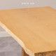 Live Edge Table, Natural Ash, L130-L180 Live Edge Table, Natural Ash, L130-L180