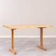 Live Edge Table, Natural Ash, L130-L180 Live Edge Table, Natural Ash, L130-L180