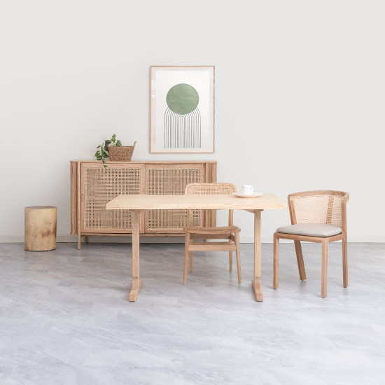 Live Edge Table, Natural Ash, L130-L180 Live Edge Table, Natural Ash, L130-L180