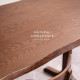 Live Edge Table, Natural Ash, L130-L180 Live Edge Table, Natural Ash, L130-L180