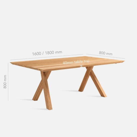 JODOH Dining Table L160 - L180