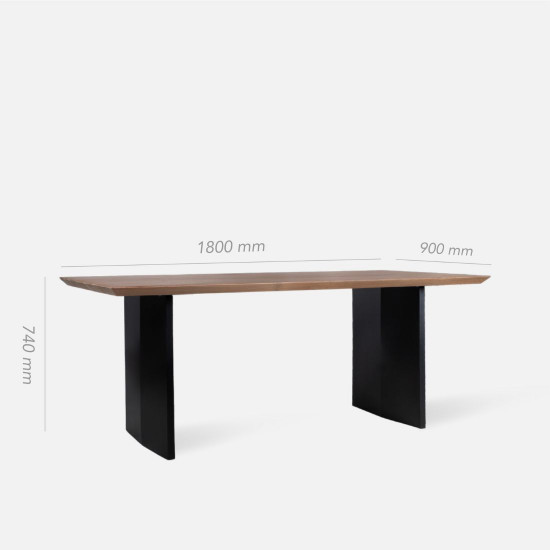 KAMI Dining Table L180, Reclaimed Wood (Only 1) KAMI Dining Table L180, Reclaimed Wood (Only 1)