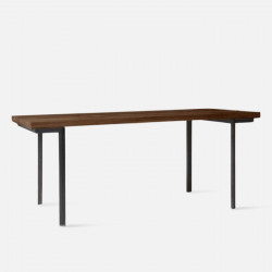 Loft Work Desk L120, Dark Walnut [Display]
