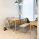 Fin Chair, W56, Steel Blue with Walnut Brown Fin Chair, W56, Steel Blue with Walnut Brown