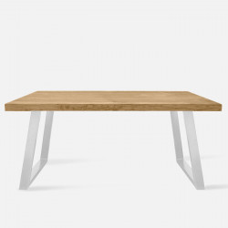 Industrial Dining Table L120-220, WH