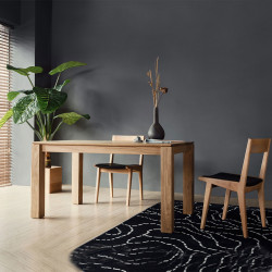 TRUNK Table L120-L180, Oak