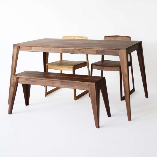 [DISPLAY] Piece Table L140 - Walnut