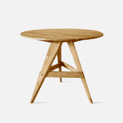 [SALE] PIECE Round Table, D100, Light Oak
