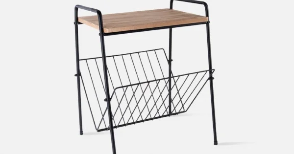 Table Side Pin Rack Side Table with rack small
