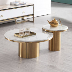 LLOYD Marble Coffee Table Set