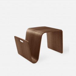 Plywood Side Table L70, Walnut [Display]