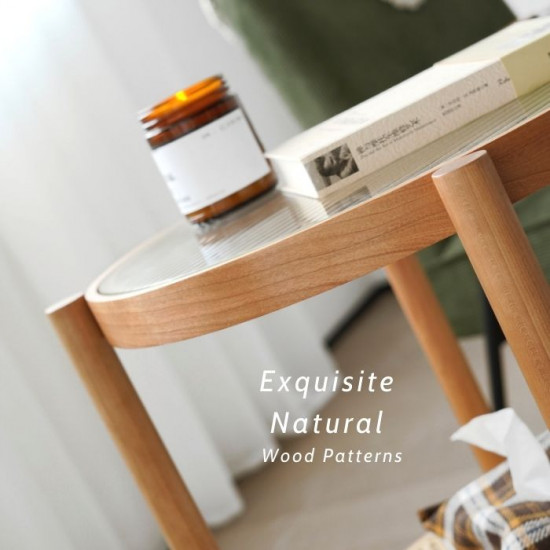 NAIDNE Glass Side Table NAIDNE Glass Side Table