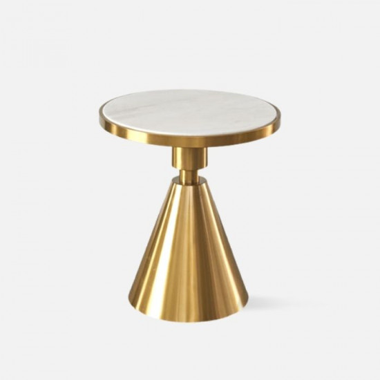 Willow STEEL side table, White Willow STEEL side table, White