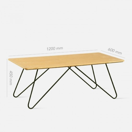 Willow Ash wood Veneer side table