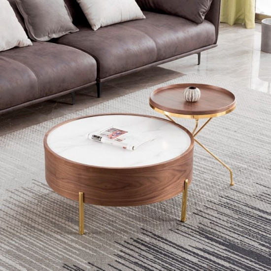 Willow storable round coffee table Willow storable round coffee table