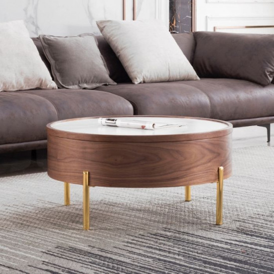 Willow storable round coffee table Willow storable round coffee table