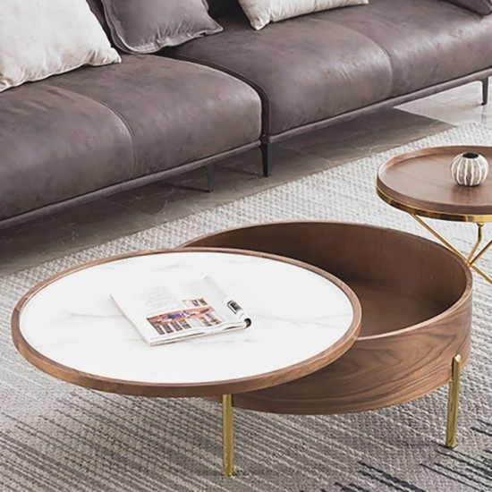 Willow storable round coffee table Willow storable round coffee table