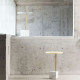 Marble based side table, White Marble based side table, White