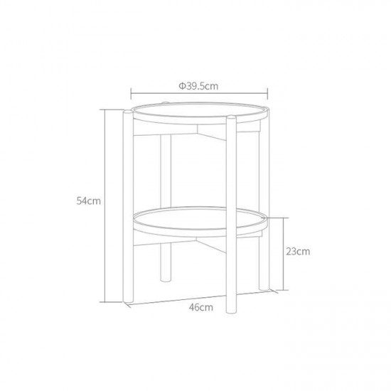 Double Layer Side Table Double Layer Side Table