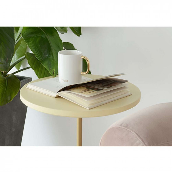 Marble based side table, White Marble based side table, White