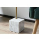 Marble based side table, White Marble based side table, White