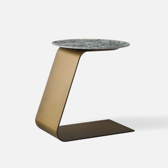 DINO Side Table, Brass, D40 [In-stock]