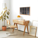 NADINE Rattan Workdesk, L90, Cherrywood (Last One) NADINE Rattan Workdesk, L90, Cherrywood (Last One)