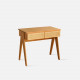 NADINE Rattan Workdesk, L90, Cherrywood (Last One) NADINE Rattan Workdesk, L90, Cherrywood (Last One)