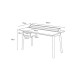 Desk Honoré, W140, White