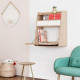 Wall Secretary Desk Gaston Walnut 60 - Slate Grey Wall Secretary Desk Gaston Walnut 60 - Slate Grey