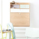 Wall Secretary Desk Gaston Walnut 60 - Slate Grey Wall Secretary Desk Gaston Walnut 60 - Slate Grey