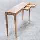 PIECE CURVE Console - Natural Walnut L120 [DISPLAY]