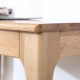 DANA Curved Work Desk with Drawer L100-140, Oak DANA Curved Work Desk with Drawer L100-140, Oak