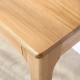 DANA Curved Work Desk with Drawer L100-140, Oak DANA Curved Work Desk with Drawer L100-140, Oak