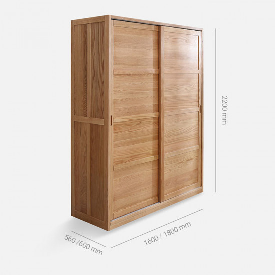 DOLCH Wardrobe W160/W180, Natural Oak DOLCH Wardrobe W160/W180, Natural Oak
