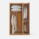 KIKO Wardrobe V.2 3Doors, L120 KIKO Wardrobe V.2 3Doors, L120