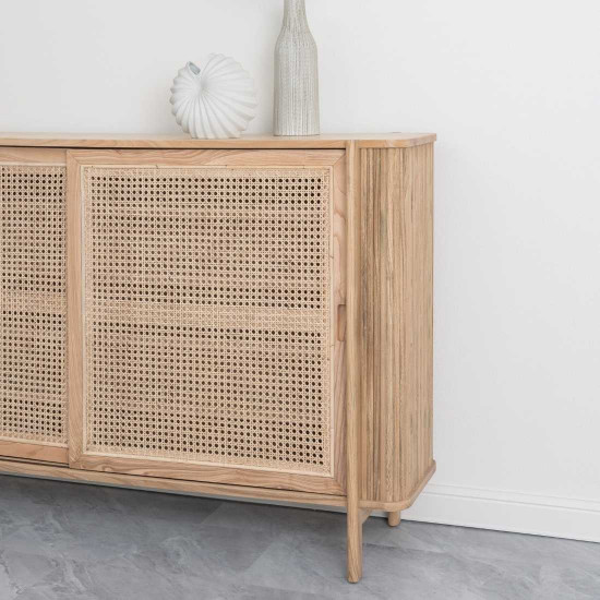 SEN RATTAN Sideboard L160, White Wash 