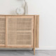 SEN RATTAN Sideboard L160, White Wash 